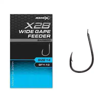 X2B Wide Gape Feeder Hooks