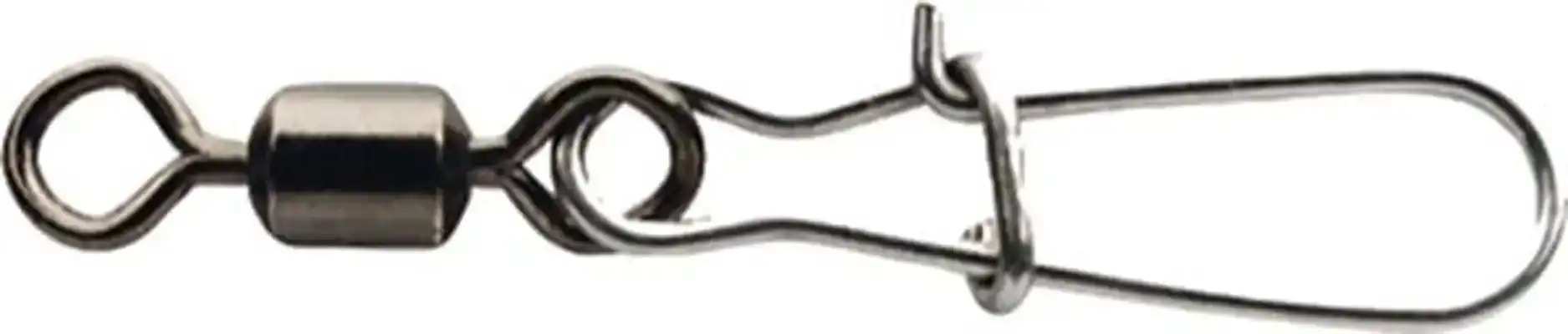 Black Rolling Swivel + Fastlock Snap