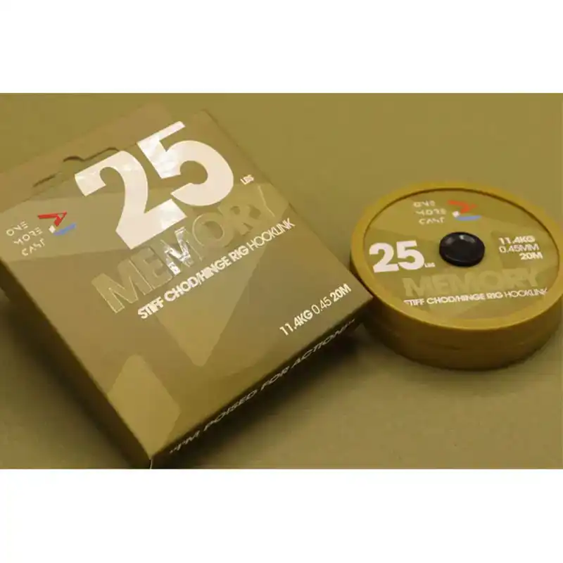 Memory Stiff Chod/Hinge Hooklink - 0,45 mm - 11,4 kg - 25 lb