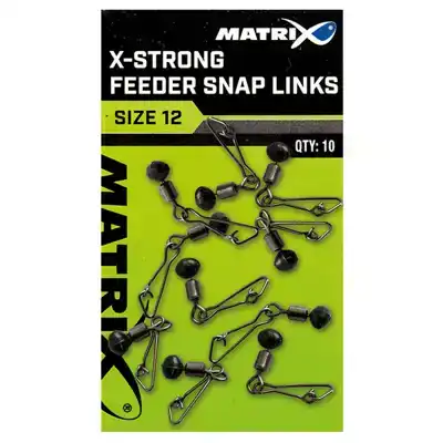 X-Strong Feeder Snap Links - Größe: 12