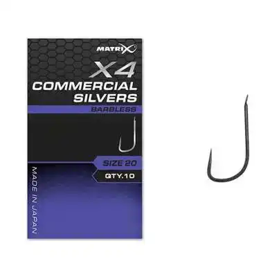 X4 Commercial Silvers Hooks