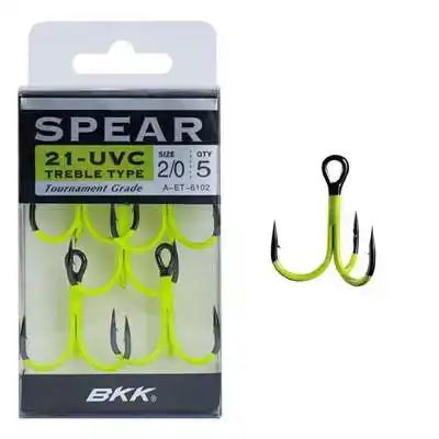 Spear 21-UVC Treble Hooks - Größe: 1/0