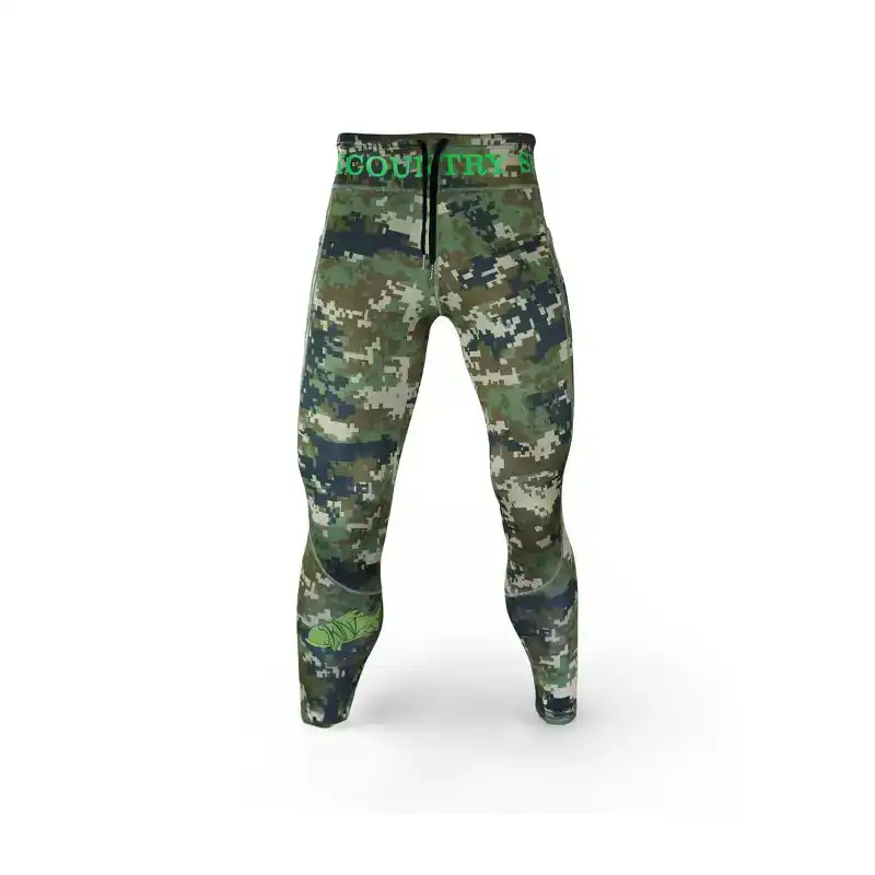 Airblitz Moss Camo Perforated Neoplrene Leggings - Large