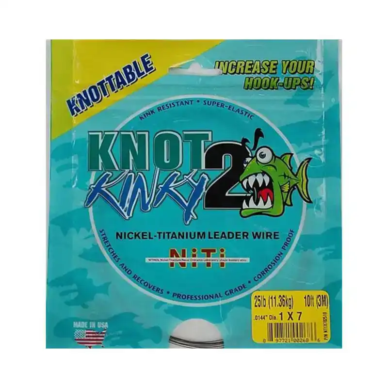 1x7 Nickel-Titanium Leader Wire - 25 lb. - 11,36 kg