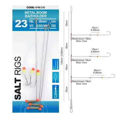 Metal Boom Baitholder - Salt Rig 23