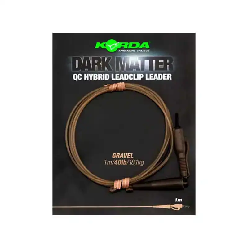 Dark Matter QC Hybrid Leadclip Leader - Clear