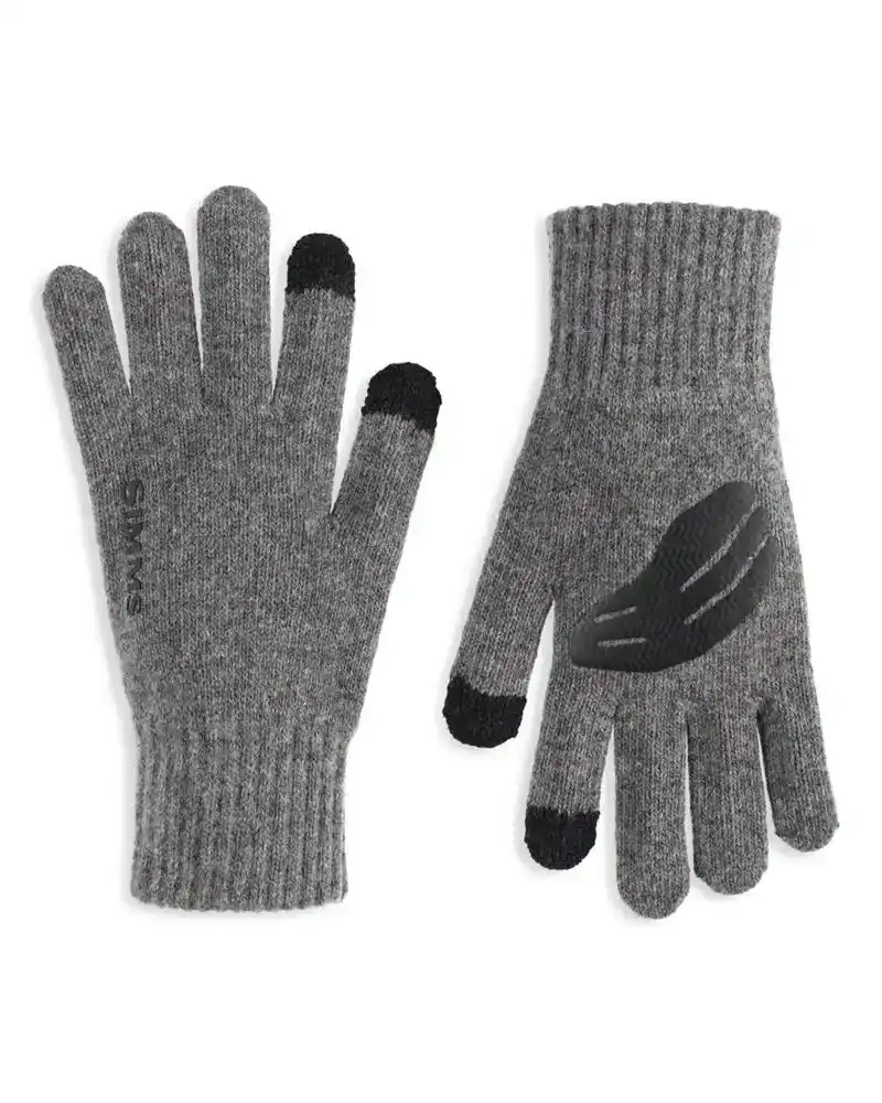Wool Full Finger Glove Steel L/XL