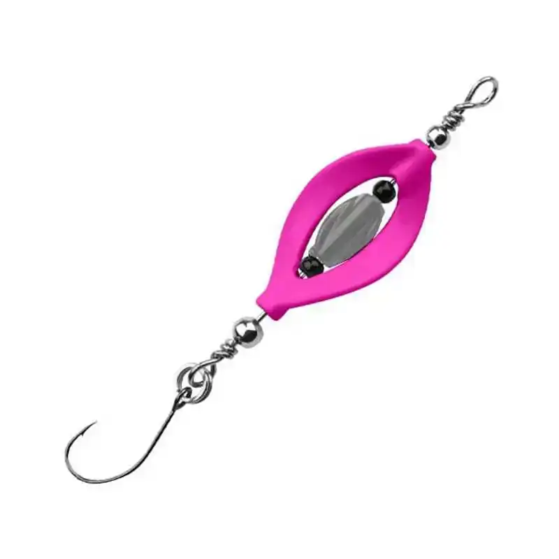 Trout Master Incy Double Spin Spoon - Black n White