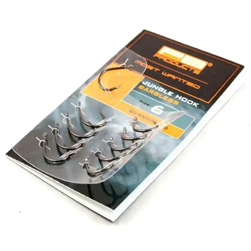 Barbless Jungle Hook - Maat: 4