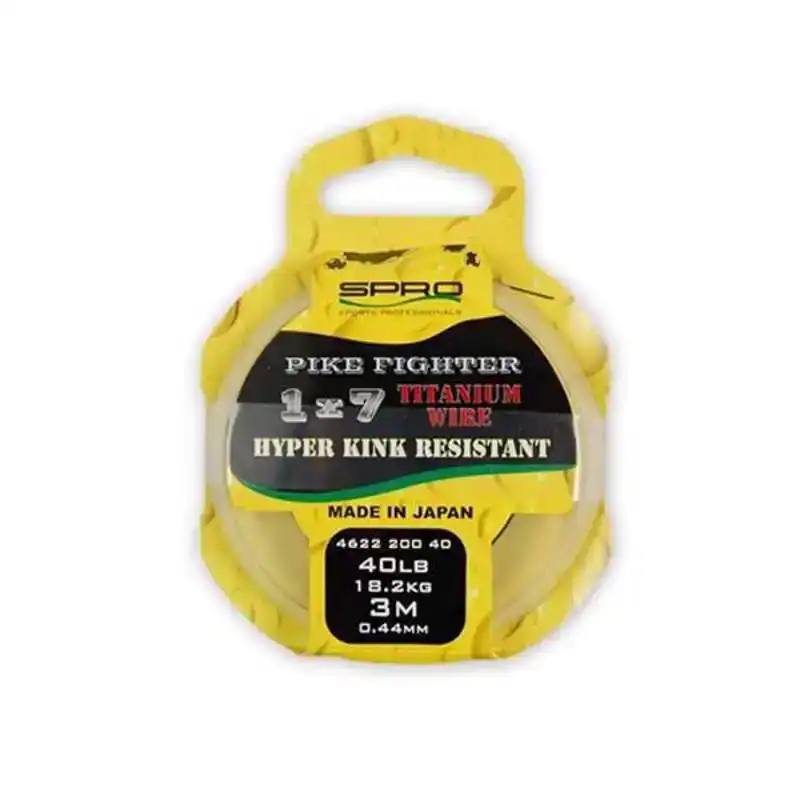 Pike Fighter Titanium Wire - 30 lb - 0,38 mm - 13,6 kg