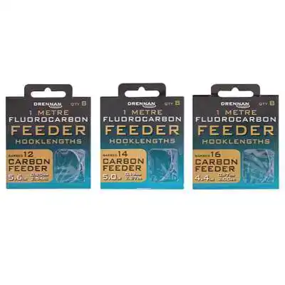 Fluorocarbon Carbon Feeder Hooklengths