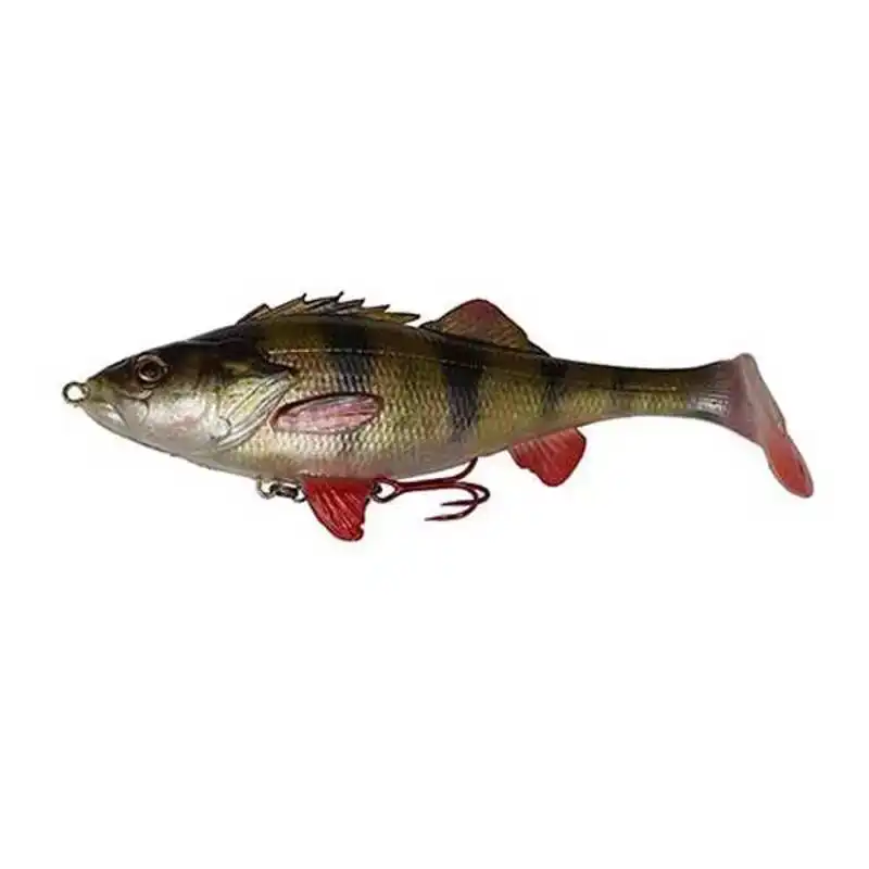 4D Perch Shad Ready - 12,5 cm - Albino