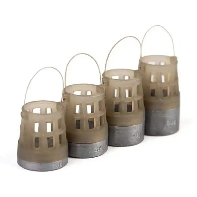 Plastic Bottom Weighted Feeder - Large - 30 Gramm