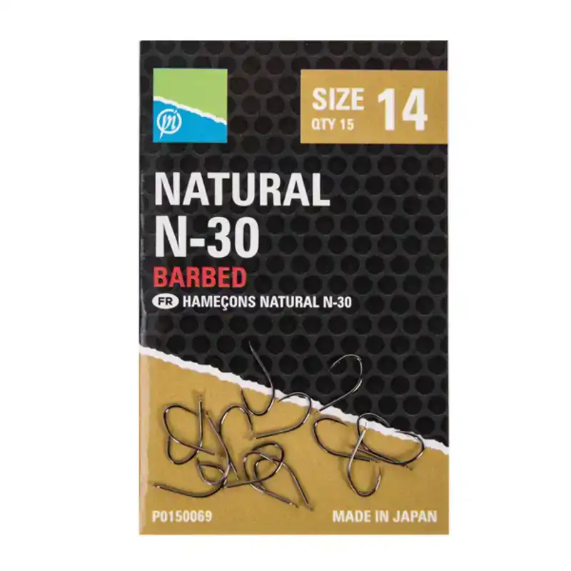 Natural N-30 Barbed - Maat: 10
