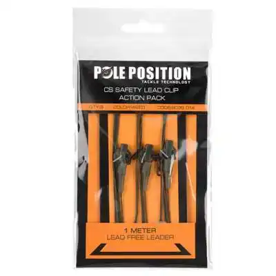 CS Safety Lead Clip Action Pack - 45 lb - Weed