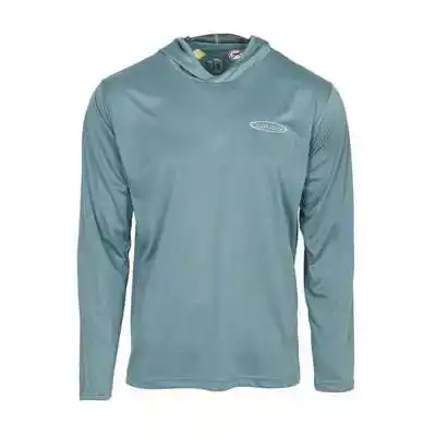 Bamboo Bug & UV Hoodie - Stone Blue