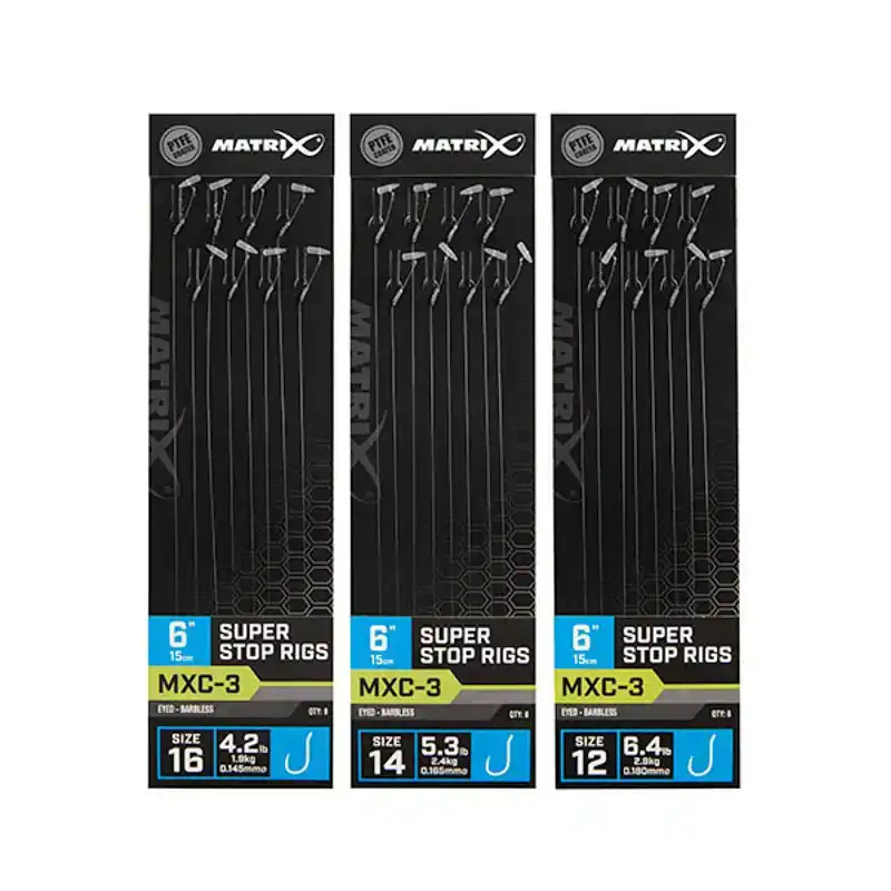 MXC-3 Super Stop Rigs - Haken: 12 - 0,18 mm - 15 cm