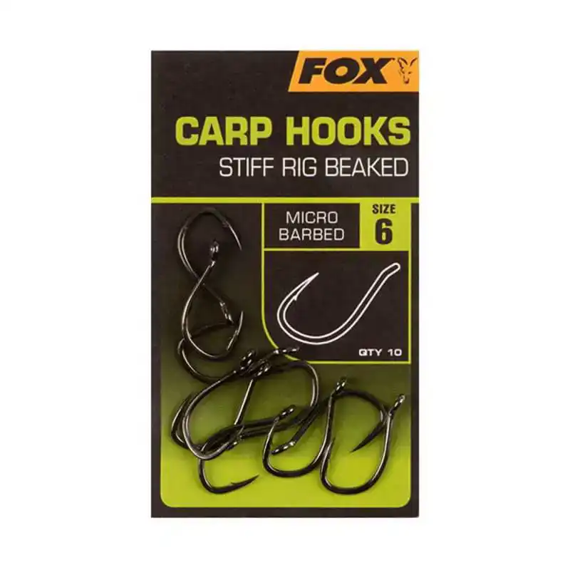 Carp Hooks Stiff Rig Beaked - Haak: 4