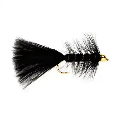 Gold Nugget Woolly Bugger Black