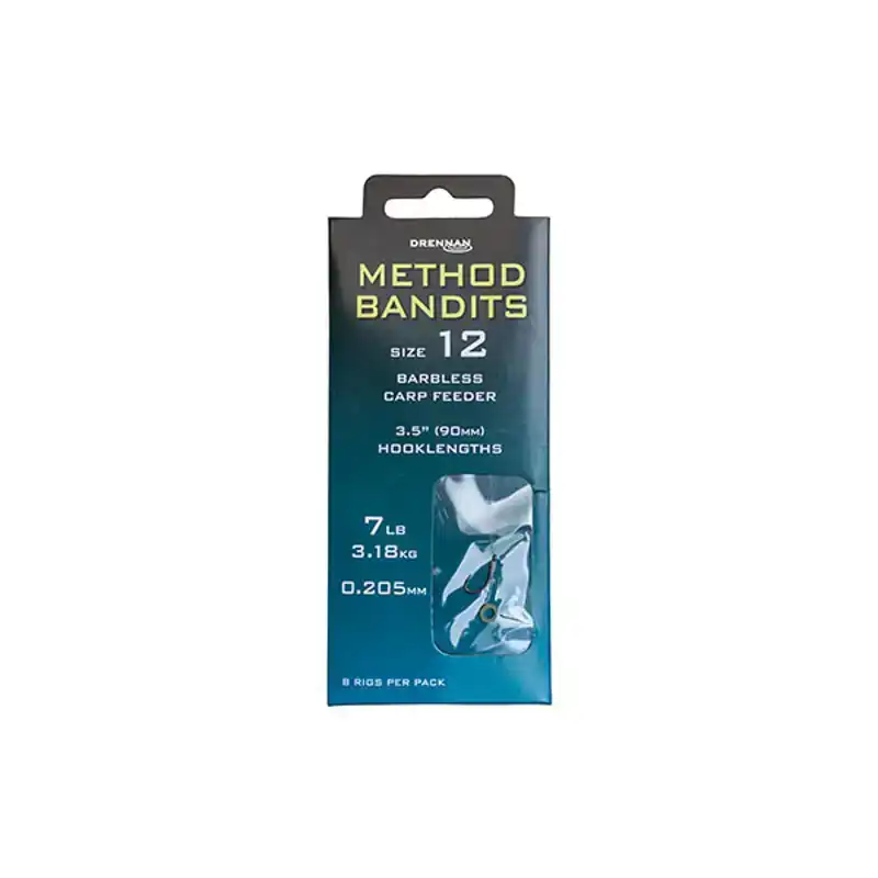 Method Bandits Carp Feeder Rigs - Barbless - Haak: 10 - 0,22