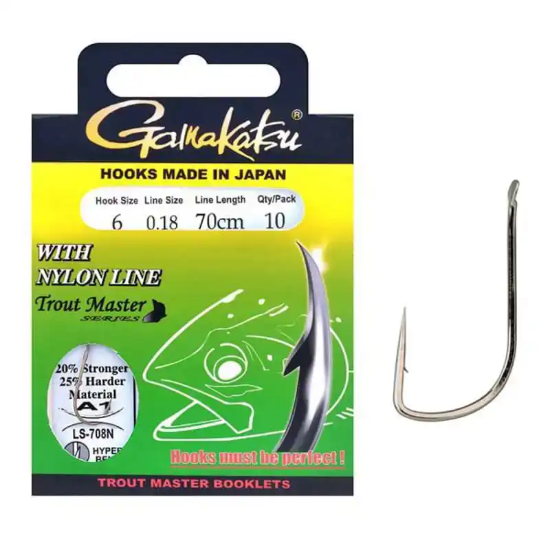 Trout Master Fluorocarbon 708 N - # 8 - 0,18 mm - 70 cm