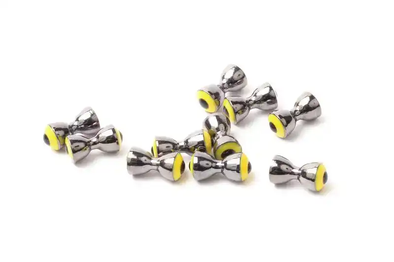 Reel Eyes - 4,0 mm - Black Nickel / Yellow Eye
