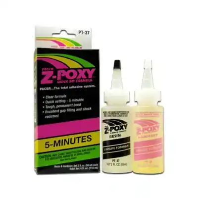 Z-Poxy 5 Minute Formula - 118 ml (59 ml Resin, 59 ml Hardene