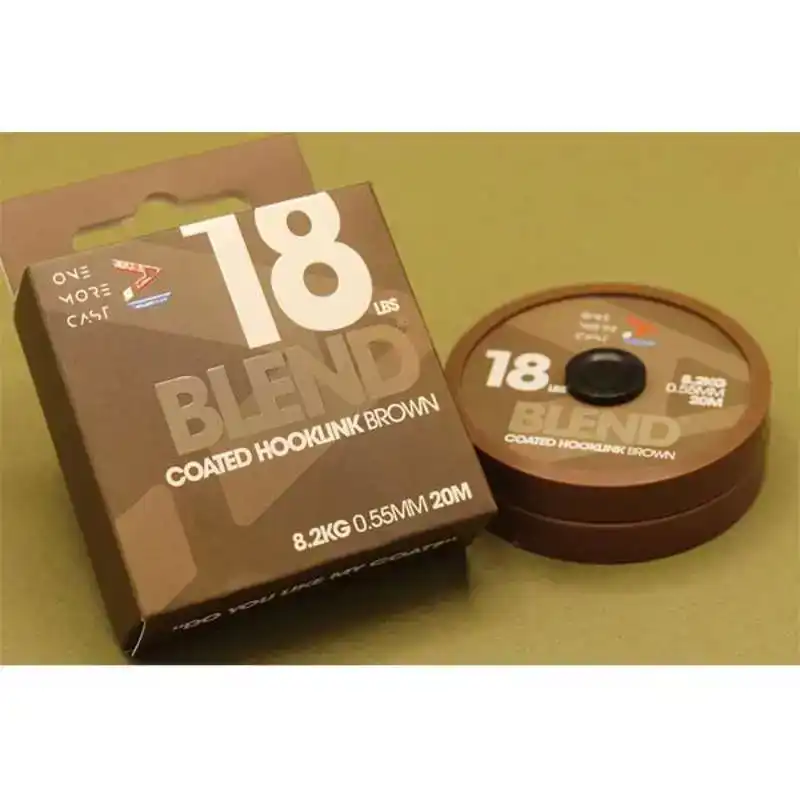 Blend Coated Hooklink - 18 lb - Brown