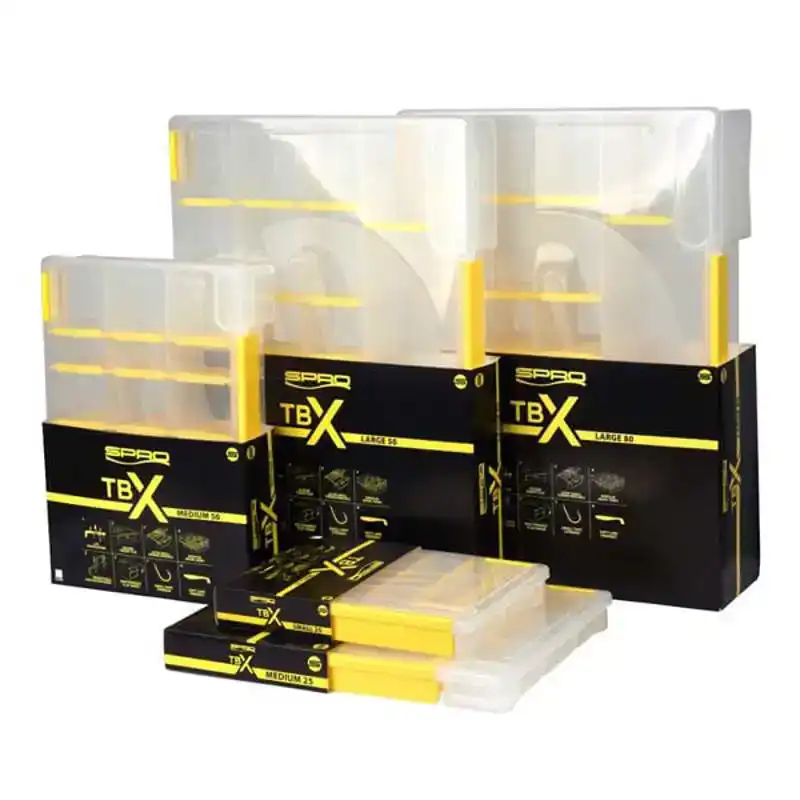 TBX Tackle Box - Clear - S25 - 17,5 x 12,5 x 2,5 cm