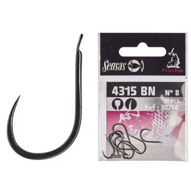Crazy Bait Barbless 4315 Hooks - Maat: 10