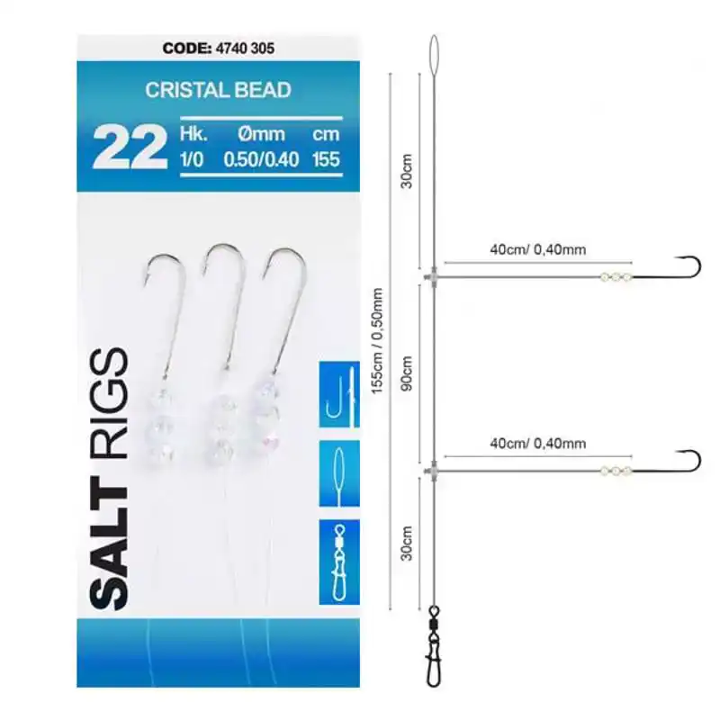Cristal Bead - Salt Rig 22 - Haak: 1