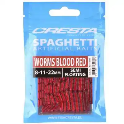 Spaghetti Artificial Worms - Fluo Orange