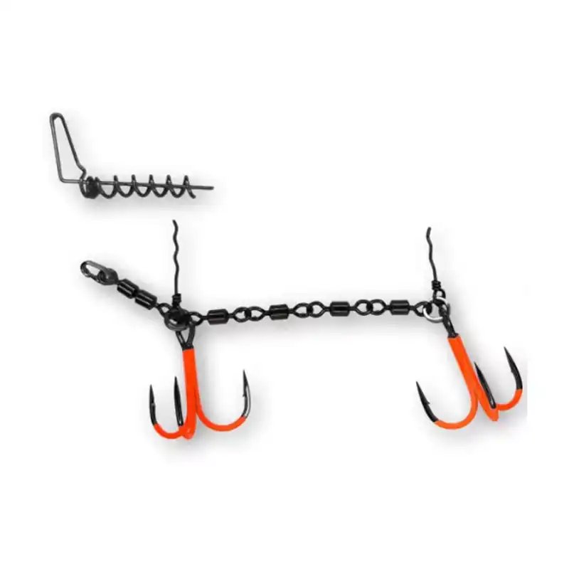 The 4 - Swivel Stinger Rig XXL - UVO - Haak: 3/0