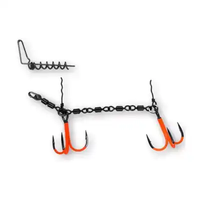 The 4 - Swivel Stinger Rig XXL - UVO - Haak: 3/0