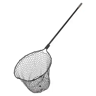 W3 C&R Full Rubber Mesh Landing Net