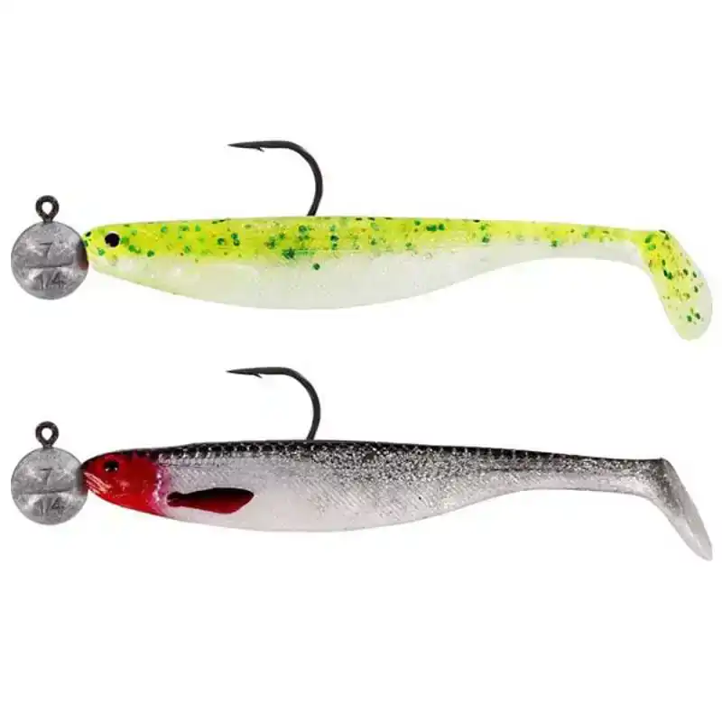 Shad Teez Slim Ready & Rigged - 7,5 cm - Clear Water Mix 1
