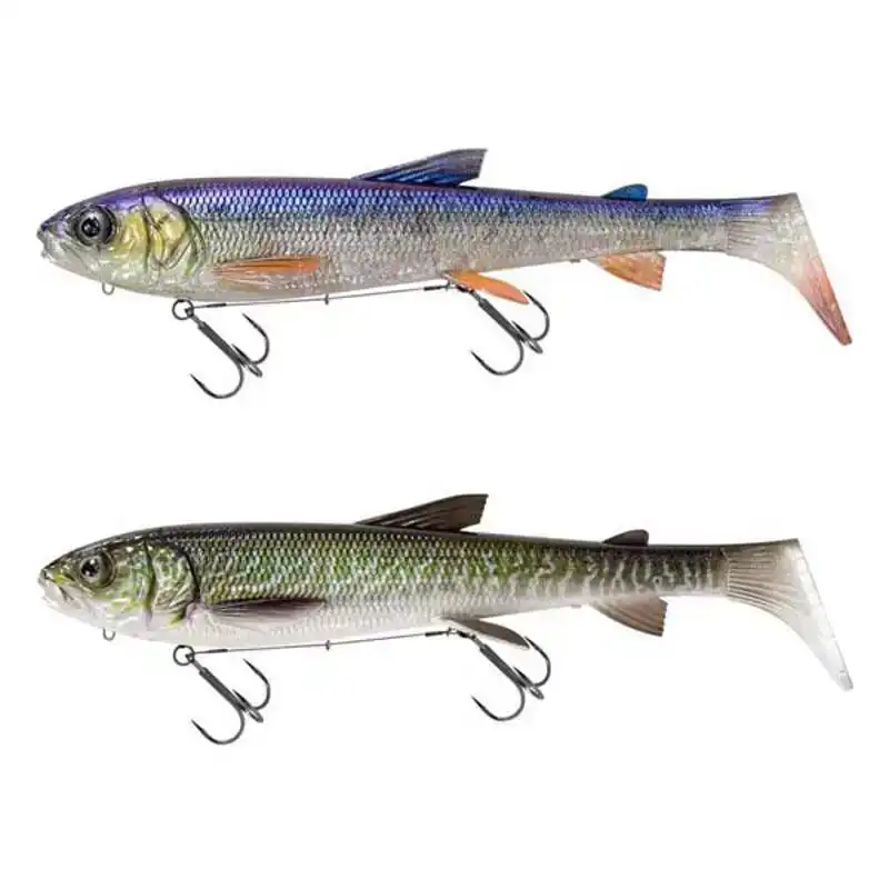 3D Line Thru Whitefish Shad - Albino