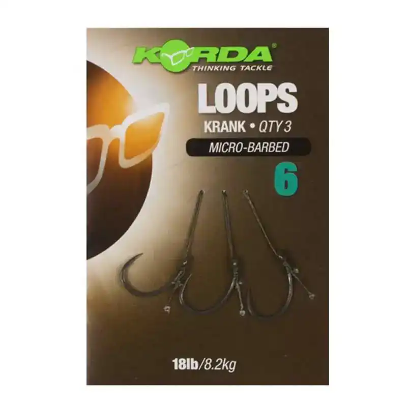 Loops Krank Hook - Maat: 4 -  Barbless