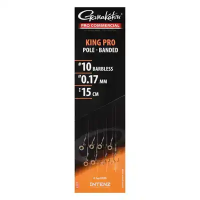Pro Commercial King Pro Pole Banded Ready Rigs - Barbless