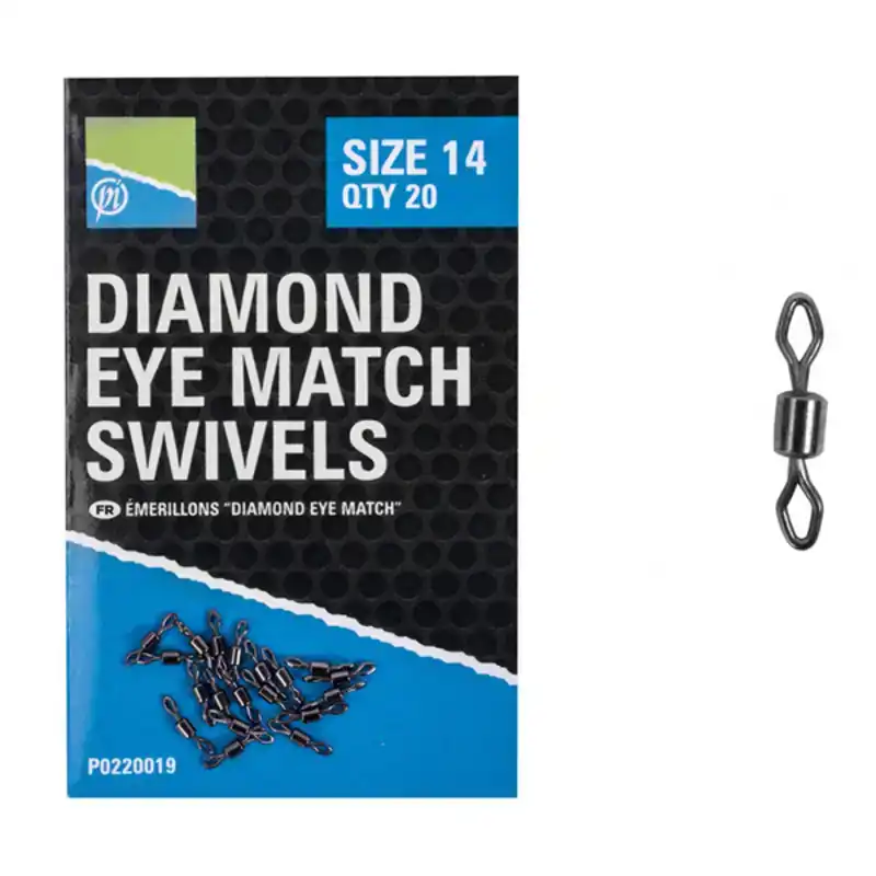 Diamond Eye Match Swivel - Maat: 10