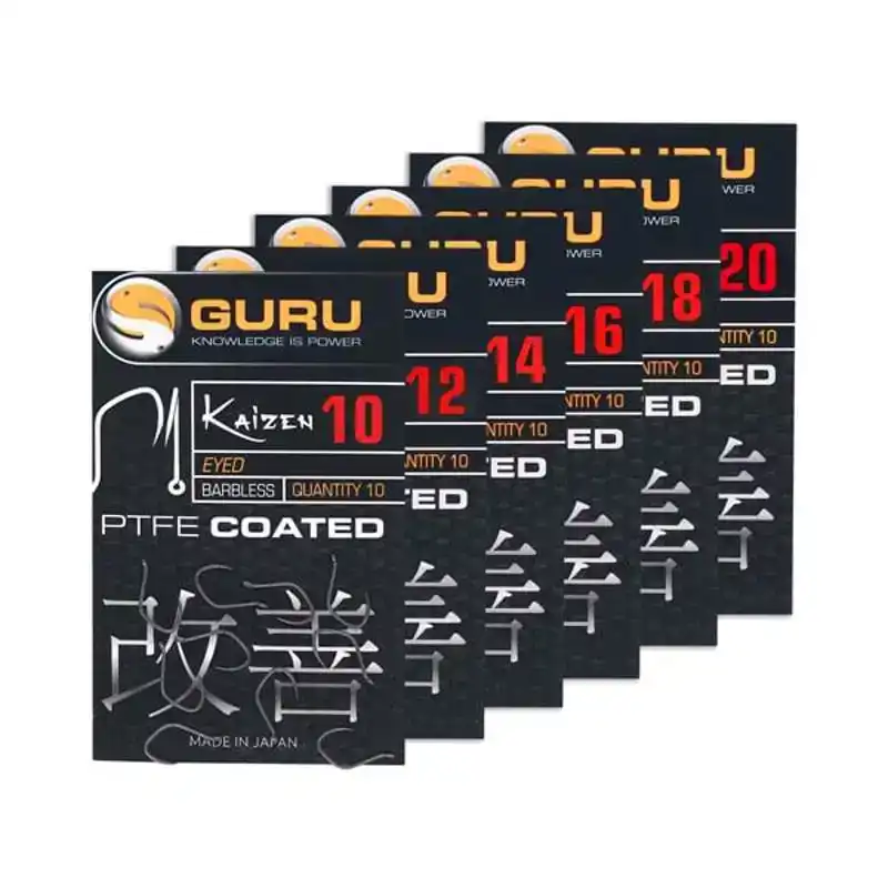Kaizen Eyed Hooks - Barbless - Haak: 10