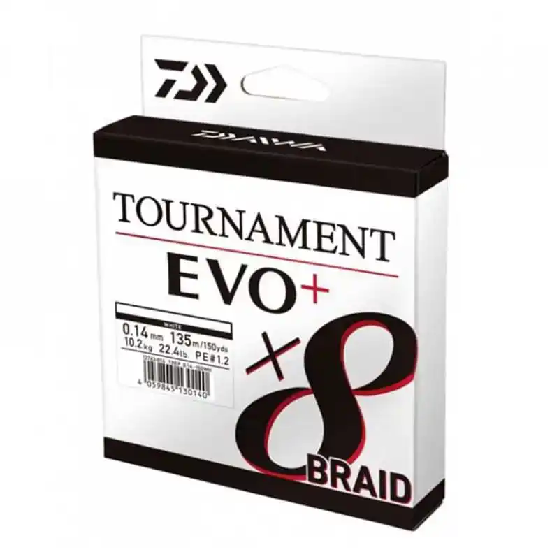 Tournament 8 Braid Evo - Chartreuse - 0,08 mm - 4,9 kg - 135 m