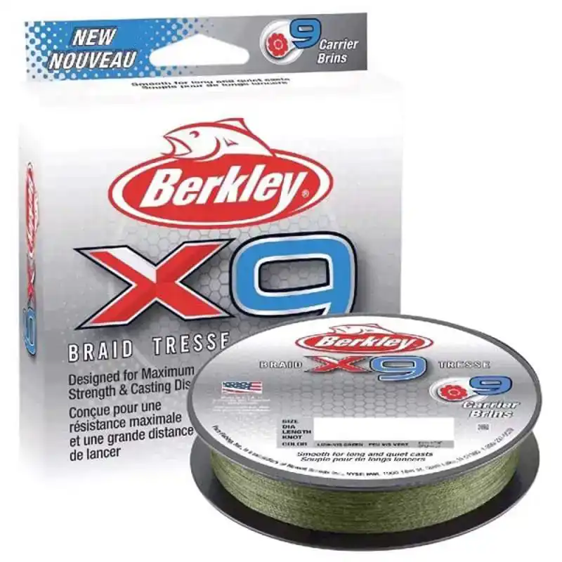 X9 Braid Low-Vis Green - 0,06 mm - 6,4 kg - 300 m