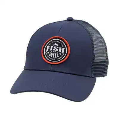 Fish It Well Trucker Cap - Dark Moon