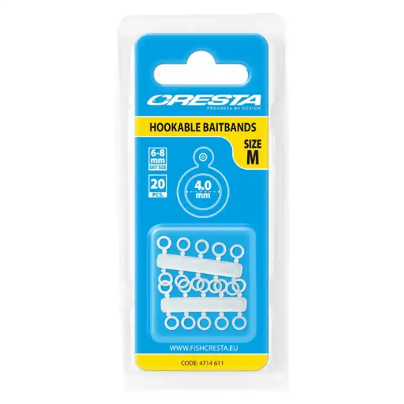 Hookable Bait Bands - Maat: S - 3 mm