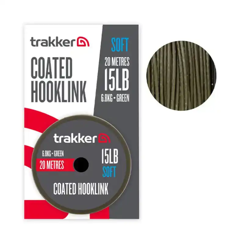 Soft Coated Hooklink - 15 lb - 6,8 kg - 20 m
