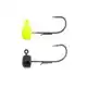 Micro Finesse Shroomz Ned Rig Jigheads - Chartreuse - 1/10 o