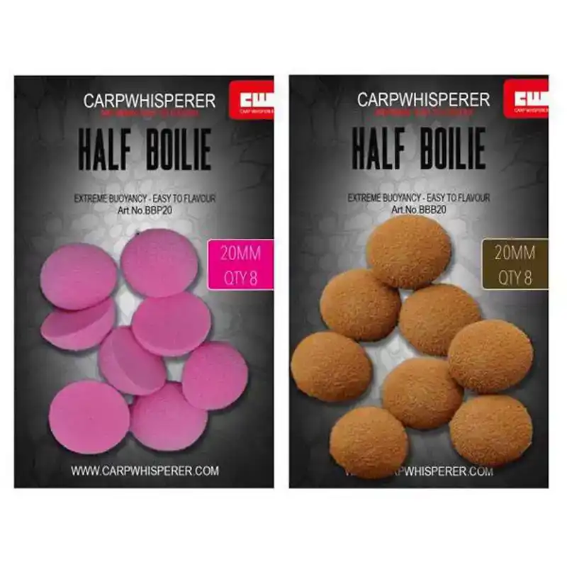 Half Boilie - 15 mm - Roze