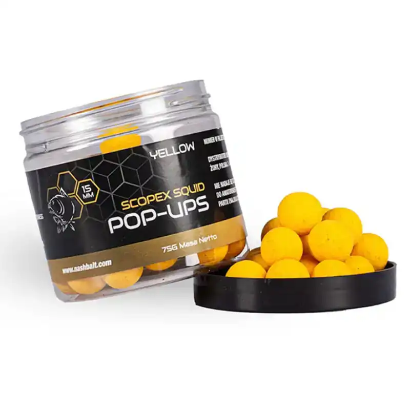 Scopex Squid Yellow Pop-Ups - 12 mm
