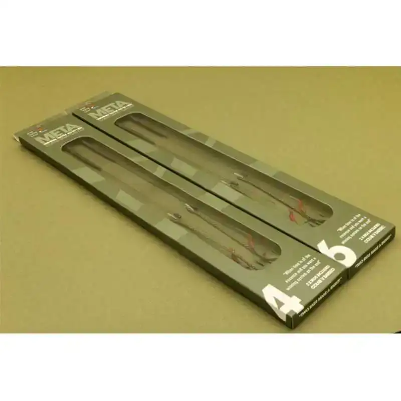 Meta All-In-1 Rig Coated Braid Lead Clip - Haak: 4